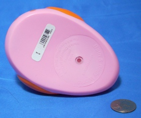 Bath and Body Works Pink with Orange Polka Dots Bottom