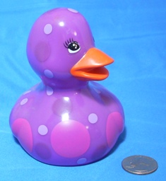 Bath and Body Works Purple Polka Dots Front