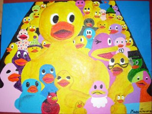 duck painting