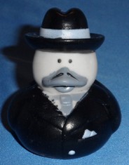 O.T.C. 1920's Man Black Hat Front