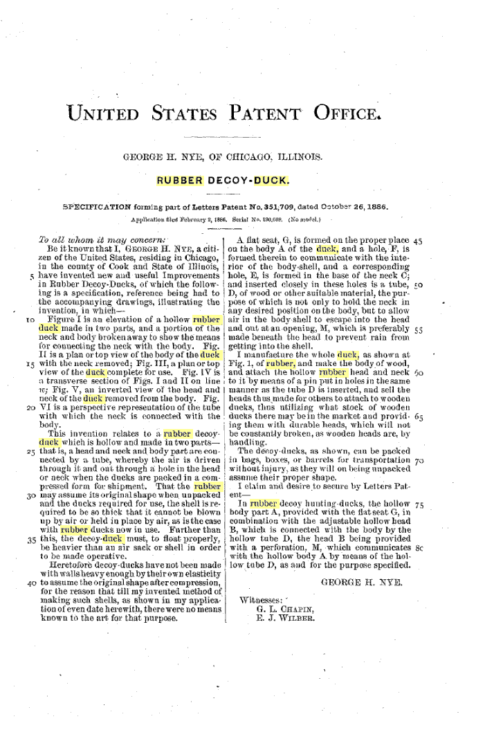 1886 Patent