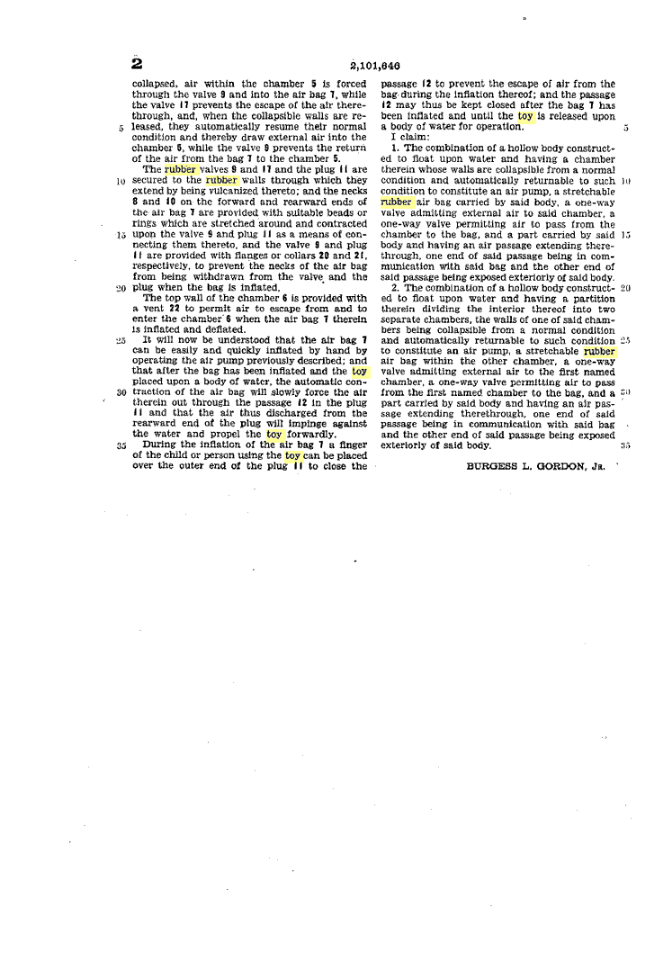 1937 Patent